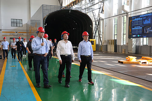 中国工程院院士谢和平一行莅临ag旗舰厅集团考察指导(图3)